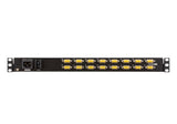 ATEN CL3116NX rack console 47 cm (18.5") 1366 x 768 pixels Metal, Plastic Black 1U