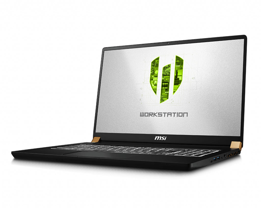 MSI Workstation WS75 9TK-656CA laptop Intel® Core™ i7 i7-9750H Mobile workstation 43.9 cm (17.3") Full HD 32 GB DDR4-SDRAM 1 TB SSD NVIDIA Quadro RTX 3000 Wi-Fi 5 (802.11ac) Windows 10 Pro Black