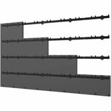 Peerless LEDUNVS-8X8 signage display mount 68.6 cm (27") Black