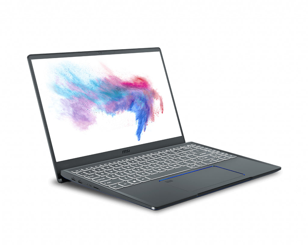 MSI Prestige 14 A10RB-024CA Intel® Core™ i7 i7-10510U Laptop 35.6 cm (14") Full HD 16 GB DDR4-SDRAM 512 GB SSD NVIDIA® GeForce® MX250 Wi-Fi 6 (802.11ax) Windows 10 Pro Grey