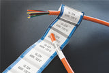 DYMO XTL Heat-Shrink Label Tubes | 24 mm x 2.7 m | Black on White