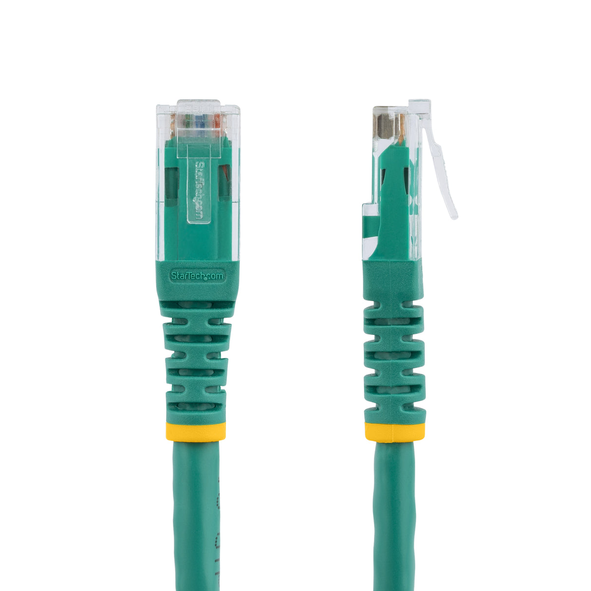 StarTech.com 10ft CAT6 Ethernet Cable - Green CAT 6 Gigabit Ethernet Wire -250MHz 100W PoE RJ45 UTP Molded Network/Patch Cord w/Strain Relief/ Individually Tested