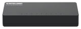 Intellinet 8-Port Fast Ethernet Switch Desktop Size, Plastic, IEEE 802.3az (Energy Efficient Ethernet), Black