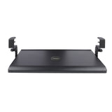 StarTech.com Under-Desk Keyboard Tray, Clamp-on Ergonomic Keyboard Holder, Up to 12kg (26.5lb), Sliding Keyboard and Mouse Drawer with C-Clamps, Height Adjustable Keyboard Tray (3.9/4.7/5.5 in) - TAA