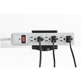 StarTech.com Universal Power Strip Desk Mount - Adjustable - Table Clamp Power Strip Holder