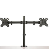 StarTech.com Desk Mount Dual Monitor Arm - Desk Clamp / Grommet VESA Monitor Mount for up to 32" (17.6lb/8kg) Displays - Ergonomic Articulating Monitor Arm - Height Adjustable/Tilt/Swivel/Rotating