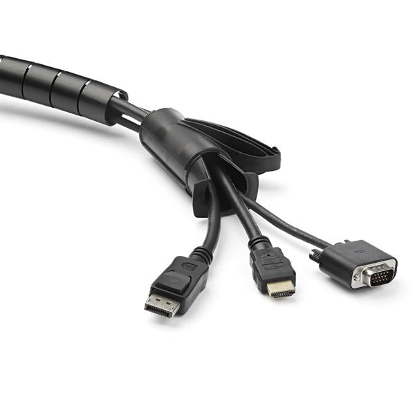 StarTech.com 1.5 m (4.9 ft.) Cable-Management Sleeve - Spiral - 45 mm (1.8 in.) Diameter