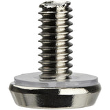 StarTech.com 50-Pack 12-24 12mm Nickel Plated Screws, Mounting Screws for 19" or 10" Server Racks, Cabinets and Enclosures, Designed for Rust Control, Silver - TAA