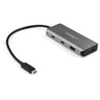 StarTech.com 4 Port USB C Hub w/ 2x USB A & 2x USB C - SuperSpeed 10Gbps USB Type-C 3.2 Gen 2 Hub - USB Bus Powered - Portable USB-C to USB Adapter Hub - Aluminum - 9.8" (25cm) Cable - TAA