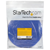 StarTech.com 50ft (15.2m) Hook and Loop Roll, Blue, Cut-to-Size Reusable Cable Ties, Bulk Industrial Wire Fastener Tape, Adjustable Fabric Wraps, Reusable Self Gripping Cable Management Straps