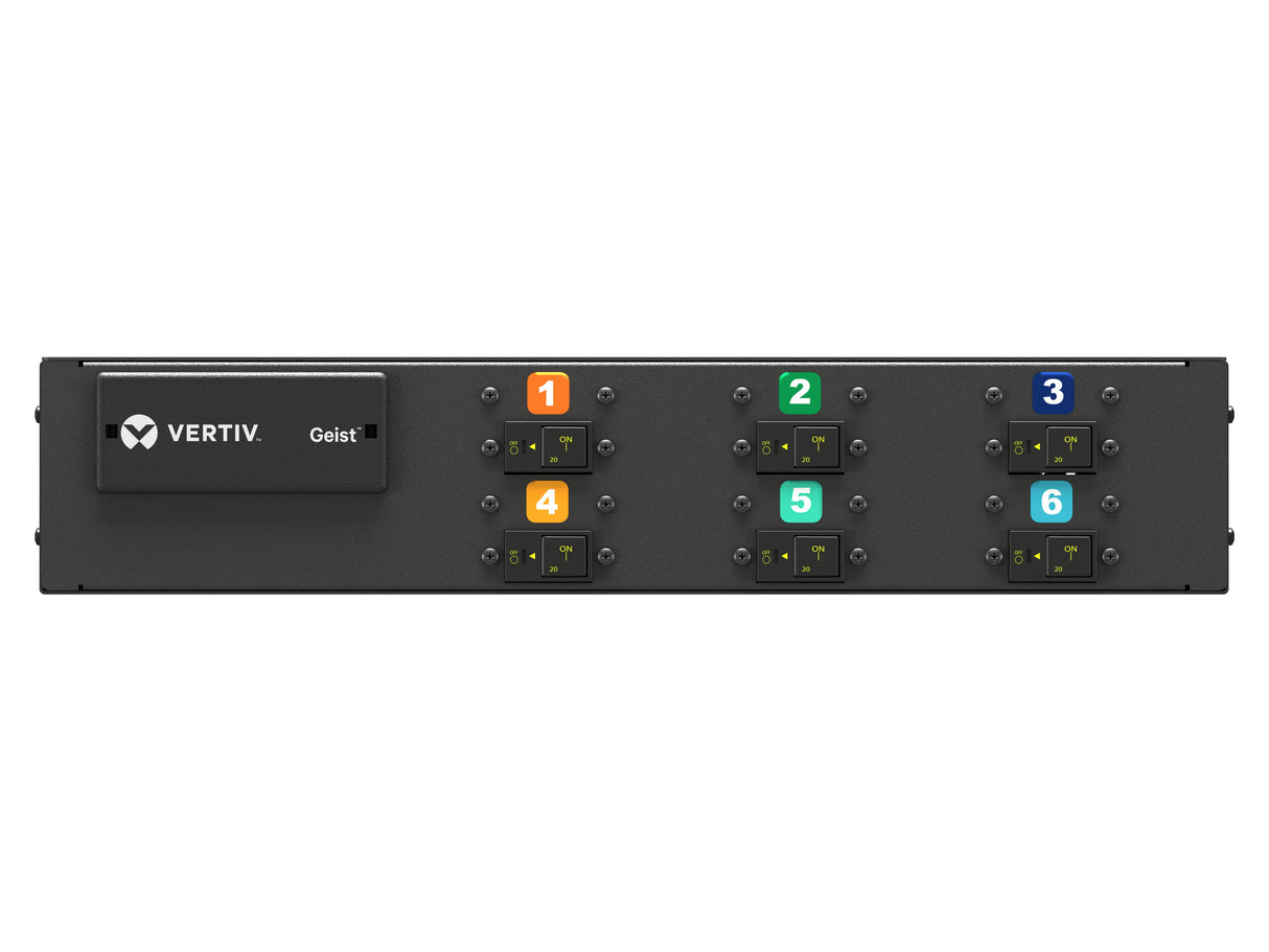 Vertiv U1071L power distribution unit (PDU) 18 AC outlet(s) 2U Black