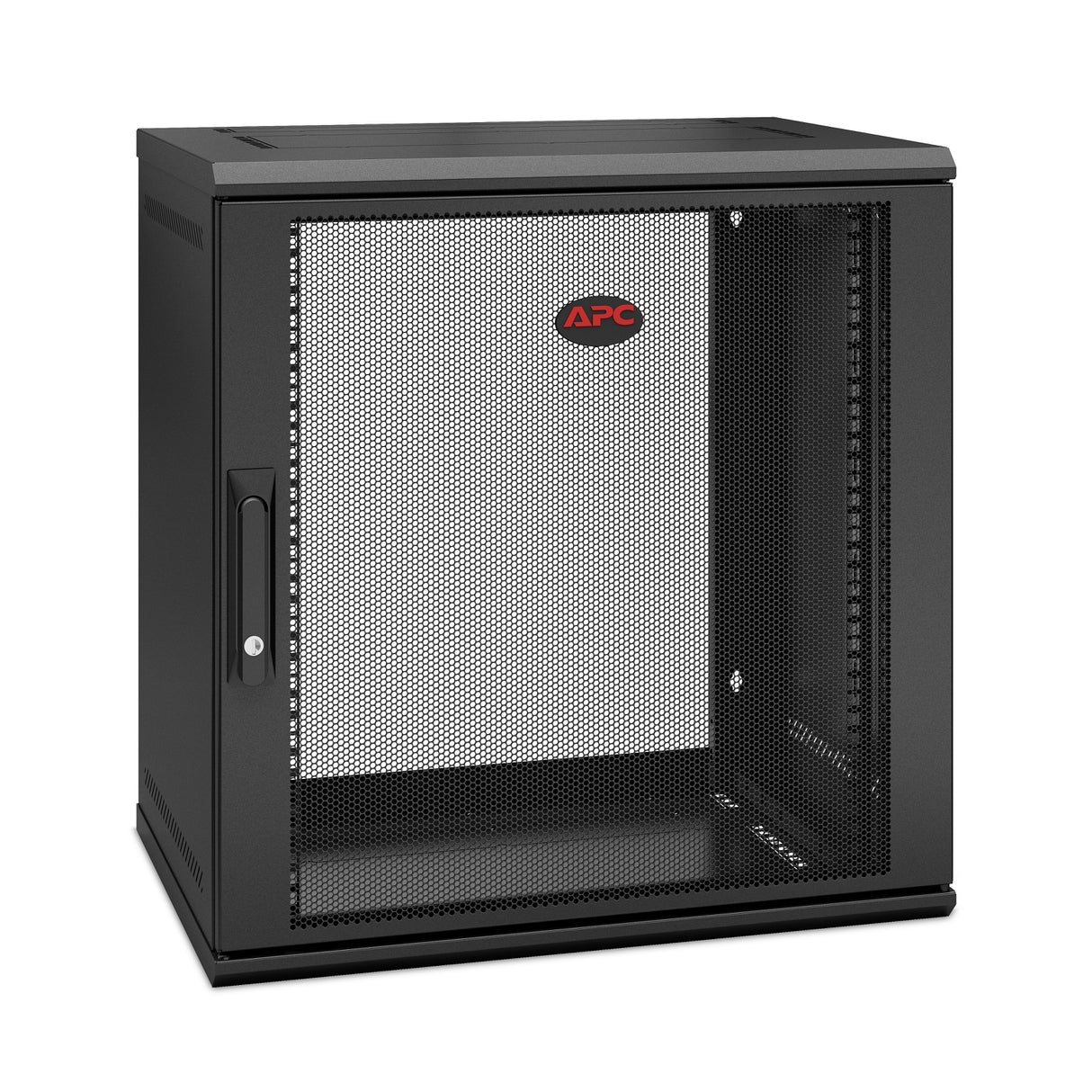APC NetShelter WX AR112SH4 - 12U, 19 inch patch cabinet, Wall mount, Pre-assembled, 400MM deep
