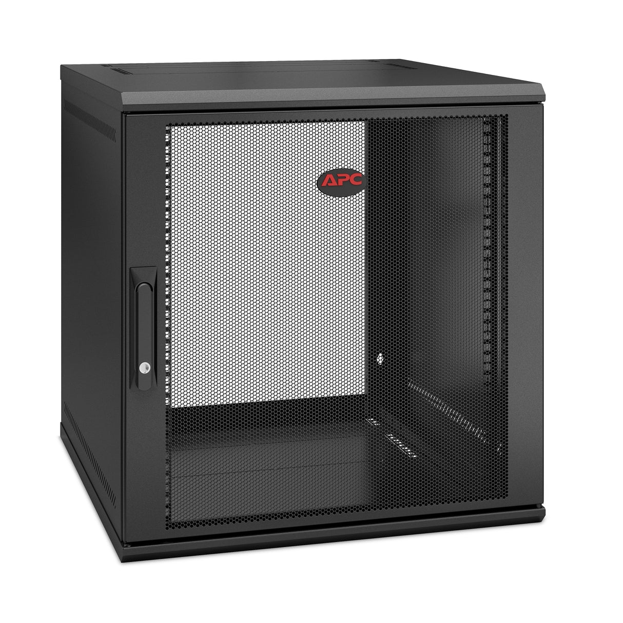 APC NetShelter WX AR112SH6 - 12U, 19 inch patch cabinet, Wall mount, Pre-assembled, 600MM deep