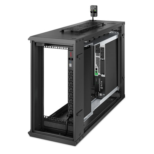 APC NetShelter 6U Low-Profile Wallmount Rack Enclosure Cabinet 230V Server Depth