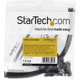 StarTech.com 20-Pack Security Cable Tethers for Adapters & Dongles - Universal Cable Adapter Tether - Tether Cable - Adjustable Length Anti-Theft Cable Tether Lock Kit - Steel - TAA