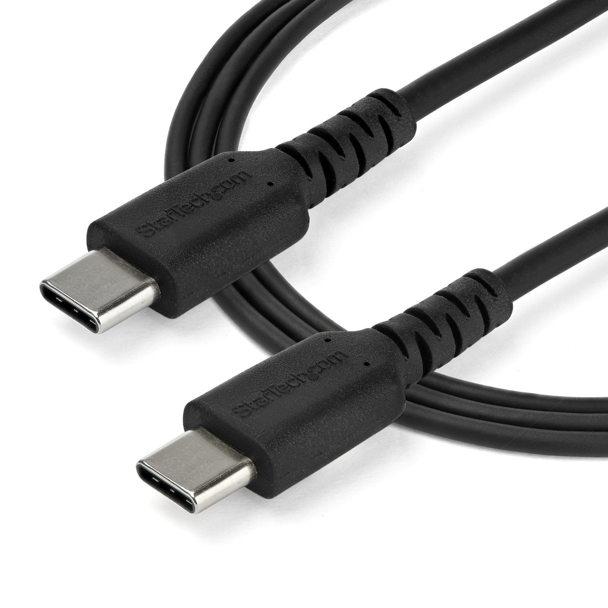StarTech.com 6.6ft (2m) USB-C Fast Charging Cable, Rugged, Charge & Sync, 60W (3A) PD, USB 2.0, Black TPE Jacket and Aramid Fiber - USB C Charging Cord