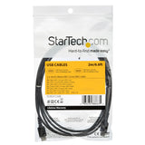 StarTech.com 6.6ft (2m) USB-C Fast Charging Cable, Rugged, Charge & Sync, 60W (3A) PD, USB 2.0, Black TPE Jacket and Aramid Fiber - USB C Charging Cord