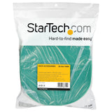 StarTech.com 100ft (30.5m) Hook and Loop Roll, Green, Cut-to-Size Reusable Cable Ties, Bulk Industrial Wire Fastener Tape, Adjustable Fabric Wraps, Reusable Self Gripping Cable Management Straps