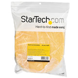 StarTech.com 100ft (30.5m) Hook and Loop Roll, Yellow, Cut-to-Size Reusable Cable Ties, Bulk Industrial Wire Fastener Tape, Adjustable Fabric Wraps, Reusable Self Gripping Cable Management Straps