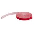 StarTech.com 100ft (30.5m) Hook and Loop Roll, Red, Cut-to-Size Reusable Cable Ties, Bulk Industrial Wire Fastener Tape, Adjustable Fabric Wraps, Reusable Self Gripping Cable Management Straps