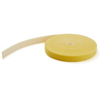 StarTech.com 100ft (30.5m) Hook and Loop Roll, Yellow, Cut-to-Size Reusable Cable Ties, Bulk Industrial Wire Fastener Tape, Adjustable Fabric Wraps, Reusable Self Gripping Cable Management Straps