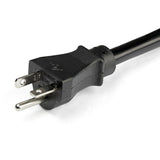 StarTech.com 3ft (1m) Heavy Duty Extension Cord, NEMA L5-20R to NEMA 5-20P Black Extension Cord, 13A 125V, 12AWG, Heavy Gauge Power Extension Cable, NEMA L5-20R to NEMA 5-20P AC Power Cord - UL Listed