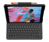 Logitech 920-009473 mobile device keyboard English Bluetooth Graphite