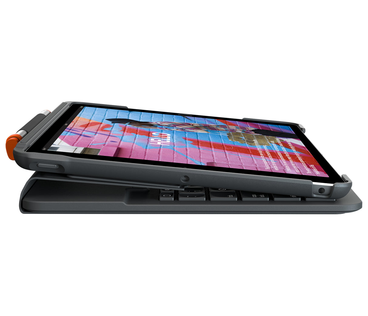 Logitech 920-009473 mobile device keyboard English Bluetooth Graphite