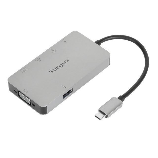 Targus DOCK419USZ laptop dock/port replicator Wired USB 3.2 Gen 1 (3.1 Gen 1) Type-C Grey