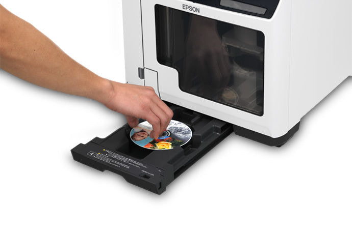 Epson PP-100III disc publisher 60 discs USB 3.2 Gen 1 (3.1 Gen 1) Black, White