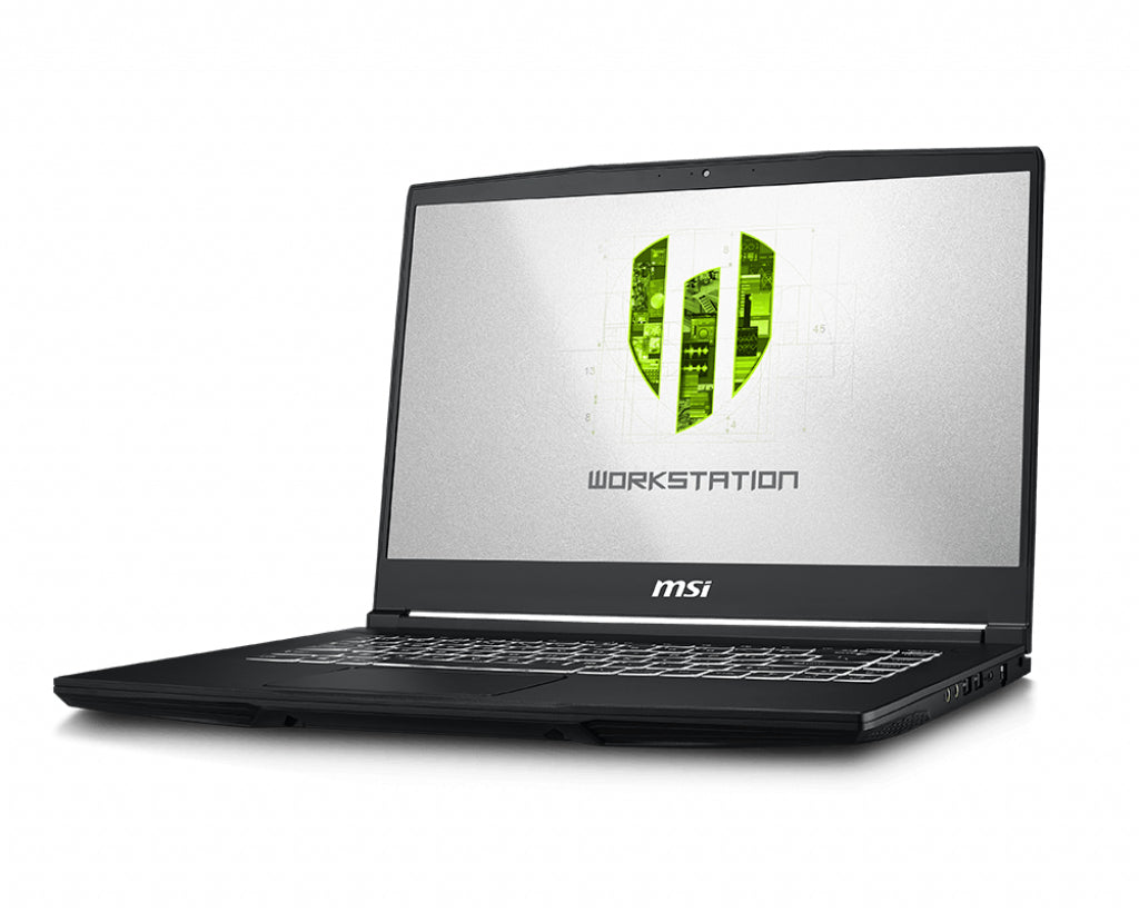 MSI Workstation WP65 9TH-433CA laptop Intel® Core™ i7 i7-9750H Mobile workstation 39.6 cm (15.6") Full HD 8 GB DDR4-SDRAM 256 GB SSD NVIDIA® Quadro® P620 Wi-Fi 5 (802.11ac) Windows 10 Pro Black