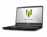 MSI Workstation WP65 9TH-433CA laptop Intel® Core™ i7 i7-9750H Mobile workstation 39.6 cm (15.6") Full HD 8 GB DDR4-SDRAM 256 GB SSD NVIDIA® Quadro® P620 Wi-Fi 5 (802.11ac) Windows 10 Pro Black