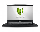 MSI Workstation WP65 9TH-432CA laptop Intel® Core™ i7 i7-9750H Mobile workstation 39.6 cm (15.6") Full HD 16 GB DDR4-SDRAM 512 GB SSD NVIDIA® Quadro® P620 Wi-Fi 5 (802.11ac) Windows 10 Pro Black