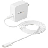StarTech.com USB C Wall Charger - USB C Laptop Charger 60W PD - 6ft/2m Cable - Universal Compact Type C Power Adapter - Dell XPS, Lenovo X1 Carbon, HP EliteBook, MacBook - USB IF/ETL Certified