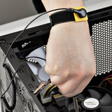 StarTech.com Antistatic Wrist Strap with Grounding Cable, ESD Safe Band with 5ft / 1.5m Detachable Cord, Prevent Electrostatic Discharge, Adjustable Fit, TAA