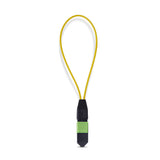 StarTech.com MPO Loopback Plug, Single Mode 9/125 MPO-12 Male Fiber Loopback Adapter, MPO/MTP-APC Connector Loopback Test Plug, MPO Male Loopback Tester