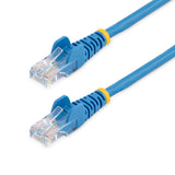 StarTech.com Cat5e Patch Cable with Snagless RJ45 Connectors - 1 ft, Blue