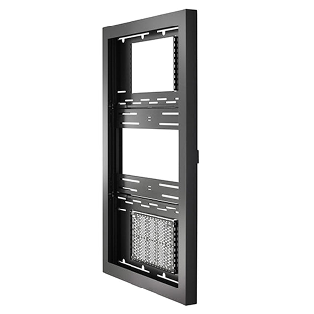 Chief ImpactTM On-Wall Kiosk - Portrait 55 Inch Black