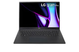 LG Gram Pro 16Z90SP-E.AA75A9 laptop Intel Core Ultra 7 155H 40.6 cm (16") WQXGA 16 GB LPDDR5x-SDRAM 512 GB SSD NVIDIA GeForce RTX 3050 Wi-Fi 6E (802.11ax) Windows 11 Home Advanced Black