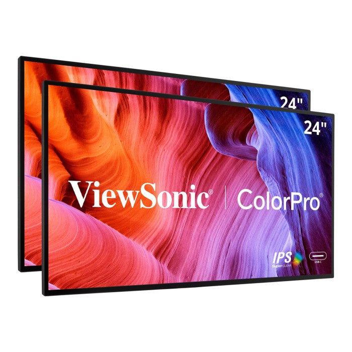 Viewsonic VP2468a_H2 computer monitor 61 cm (24") 1920 x 1080 pixels Full HD LED Black