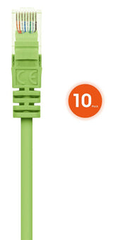 Intellinet 744607 networking cable Light Green 0.5 m Cat6 U/UTP (UTP)