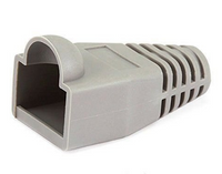Primewired Strain Relief Boots For RJ45 Cat5e Cat6 Modular Plug -White 100pk