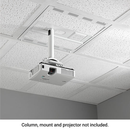 Chief 2' x 2' Above Suspended Ceiling Storage Box with Column Drop