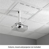 Chief 2' x 2' Above Suspended Ceiling Storage Box with Column Drop