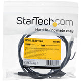 StarTech.com 3ft (1m) HDMI to Mini DisplayPort Cable 4K 30Hz - Active HDMI to mDP Adapter Converter Cable with Audio - USB Powered - Mac & Windows - Male to Male Video Adapter Cable