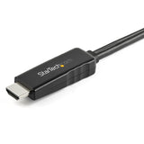 StarTech.com 6ft (2m) HDMI to Mini DisplayPort Cable 4K 30Hz - Active HDMI to mDP Adapter Converter Cable with Audio - USB Powered - Mac & Windows - Male to Male Video Adapter Cable