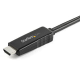 StarTech.com 3ft (1m) HDMI to Mini DisplayPort Cable 4K 30Hz - Active HDMI to mDP Adapter Converter Cable with Audio - USB Powered - Mac & Windows - Male to Male Video Adapter Cable