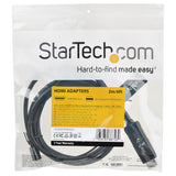 StarTech.com 6ft (2m) HDMI to Mini DisplayPort Cable 4K 30Hz - Active HDMI to mDP Adapter Converter Cable with Audio - USB Powered - Mac & Windows - Male to Male Video Adapter Cable