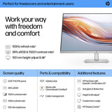HP Series 5 23.8 inch FHD Height Adjust Monitor - 524sh