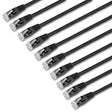 StarTech.com 6 ft. CAT6 Ethernet cable - 10 Pack - ETL Verified - Black CAT6 Patch Cord - Molded RJ45 Connectors - 24 AWG Copper Wire – UTP Cable